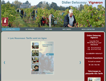 Tablet Screenshot of didier-delaunay.fr